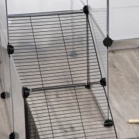 PawHut Lot de 2 enclos pour petits animaux design DIY cage modulable pour cochon d'Inde lapin chinchillas(m-7)