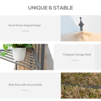 Outsunny 3(M)x3(M) Garden Gazebo Double Top Outdoor Canopy Patio Event Party Wedding Tent Backyard Sun Shade with Netting - Cream White(m-4)