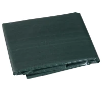 Outsunny Copertura per Dondolo da Giardino Impermeabile Anti UV Anti Muffa con Fissaggio PE 215x155x150cm Verde(m-7)