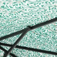 Outsunny Sonnenschirm, leichtes Öffnen und Schließen, Windhaube, zweiteiliger Metallmast, grün, 2,92 x 2,92 x 2,50 m(m-8)