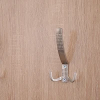 HOMCOM 3-teiliges Garderoben-Set Flurgaderobe mit Schuhschrank Garderobe Wandspiegel 4 Haken Natur 30 x 100 cm (Spiegel)(m-7)