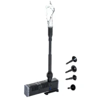 Outsunny Pompe à eau submersible L 22 x l 7 x H 43 cm 35 W débit 600L/H noir(m-10)