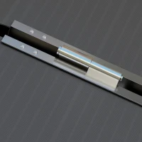 HOMCOM Rampa para Sillas de Ruedas Plegable de Aleación de Aluminio 122 cm con Adhesivos Reflectantes Carga 272 kg Negro(m-8)