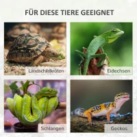 PawHut Kleintierhaus mit ausziehbarer Bodenplatte Kleintier Box mit Ausbruch Sperre Tannenholz Naturholz 94 x 63 x 33 cm(m-8)