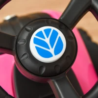 HOMCOM Ride-On Tractor, Toddler Walker, Foot-to-Floor Slide, for Ages 1-3 Years - Pink(m-8)