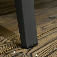 Outsunny Salotto da Esterni da 4 Pezzi con Divanetto, 2 Poltrone e Tavolino in Alluminio, Grigio Chiaro(m-9)