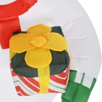 Outsunny 6ft Inflatable Christmas Snowman, with Accessories(m-9)