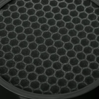 HOMCOM Purificatore d'Aria con Filtro HEPA Carbone Attivo, 3 Velocità Regolabili, Area coperta 18㎡, per Polvere, Fumo, Odori, Polline(m-9)
