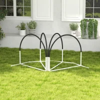 PawHut Hunde-Agility-Set Hundetrainingszubehör Agility-Set, 4 Teile, 89 x 69 x 99 cm, Weiß + Schwarz(m-6)