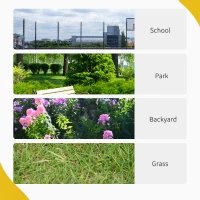 HOMCOM Set of 2 Football Goal Net 6 x 3 ft Foldable Outdoor Sport Training Teens Adults Football with Carrying Bag Blue(m-6)