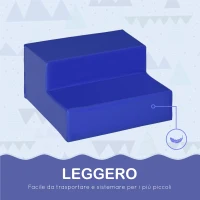 HOMCOM Set Costruzioni Morbide da 4 Pezzi, Gioco Educativo per Bambini Età 1-3 Anni per Casa e Scuola, Multicolore(m-7)