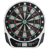 HOMCOM Diana electrónica 6 dardos juego digital con sonido 18 juegos 159 variantes(m-5)