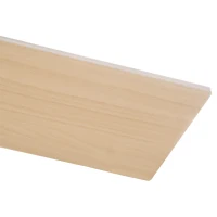 HOMCOM Ventilador de Techo Motor AC 48W con Luz LED Mando a Distancia 3 Velocidades y 3 Aspas de Madera Ø112x25 cm Blanco(m-9)