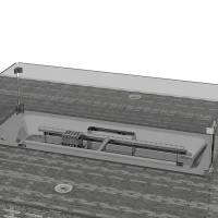 Outsunny 7 Pieces Outdoor Rattan Garden Furniture with Fire Pit Table, 6 Seater Garden Table and Chairs with Cushions, Rattan Dining Set with Propane Heater Table, Windscreen, 50,000 BTU, Grey(m-9)