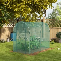 Outsunny 240 x 120cm Mini Polytunnel Greenhouse(m-10)