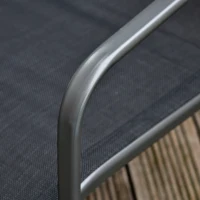 Outsunny Four-Piece Minimalistic Garden Sofa Set - Black(m-9)