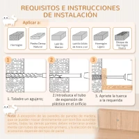 PawHut Árbol para Gatos de Pared 38x30x149 cm con Múltiples Plataformas de Madera Cueva Cama Superior Cojín Extraíble Postes Rascadores de Sisal Torre para Escalar Beige y Roble(m-7)