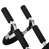 HOMCOM Surfwagen klappbar bis 45 kg AluTransportwagen Kajakwagen klappbar gepolstert Kunstleder-Reifen Bootswagen Surfwagen Bootstrailer Trolley für Surfbrett Board Schlauchboot(m-8)