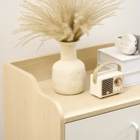 HOMCOM Shoe Storage Cabinet, 2 Door Shoe Cupboard with Adjustable 3 Shelves for 9 Pairs of Shoes for Hallways, Living Room(m-8)