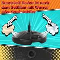 HOMCOM Kinder Boxstand, Boxsack,Punchingball Set mit Boxhandschuhe, Boxset für Kinder, höhenverstellbar Reaktionstraining, Schwarz+Rot, 38 x 38 x 78-120 cm(m-6)