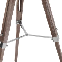 HOMCOM Stehleuchte Stehlampe Leselampe Standleuchte höhenverstellbar DreiBein E14 L65 x B65 cm(m-9)