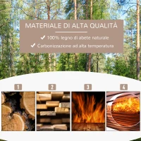 Outsunny Scaffale per Piante da Esterno a 4 Ripiani con Decorazione a Mulino, 76x30x90 cm(m-6)