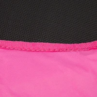 ZONEKIZ 3 en 1 Cama Elástica Infantil Ø66 cm Trampolín para Niños de 1-6 Años con Mango Extraíble Ø96x74 cm Rosa(m-9)