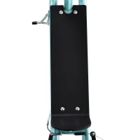 HOMCOM Monopattino con Manubrio Regolabile, Ruote Grandi, 2 Freni e Telaio in Acciaio, Azzurro, 139x58x90-96cm Max 100kg(m-9)