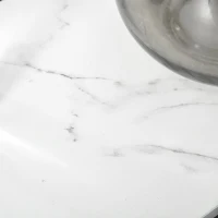 HOMCOM Tavolino da Salotto con Mensola Rimovibile, Tavolino Basso da Caffè per Soggiorno o Camera da Letto con Ripiano in Tessuto Grigio(m-9)