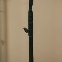 HOMCOM Árbol de Flor de Cerezo con 120 Luces LED IP44 en Blanco Cálido Decoración para Interiores 17x17x120 cm Negro(m-8)