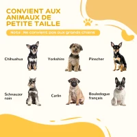PawHut Barrière de sécurité barrière modulable pliable pour animaux de compagnie avec pied de support MDF bois massif 154,5 x 61 cm blanc(m-4)