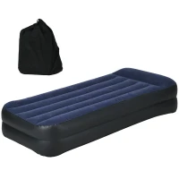 Outsunny Single Air Bed with Built-in Electric Pump and Carry Bag(m-11)