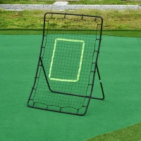 HOMCOM Rebounder Net Playback Game Spot Target Ball Rebounders Training Equipment Play Teaching(m-2)