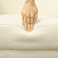 HOMCOM Sillón de Salón Sofá Individual con Reposacabezas y Patas de Metal para Dormitorio Oficina Carga 125 kg Crema(m-9)