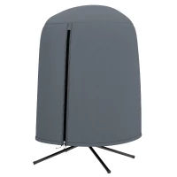 Outsunny 190 x Φ128cm Hanging Egg Chair Furniture Cover - Grey(m-11)
