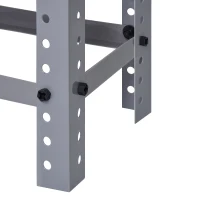 HOMCOM Banco da Lavoro Giocattolo Pieghevole con 68 Attrezzi Inclusi per Bambini 3-6 Anni, Blu e Grigio, 40x43x72cm(m-8)