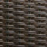 Outsunny Fauteuil à bascule rocking chair avec coussin d'assise déhoussable 66L x 88l x 98H cm résine tressée imitation rotin gris(m-9)