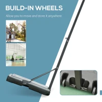 HOMCOM Portable 10ft Basketball Backboard Hoop Set Professional Outdoor Freestanding Basketball Stand with Wheels for Adults and Children, Adjustable High 2.55M-3.05M(m-5)