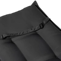 Outsunny Set 2 Cuscini per Sedia a Sdraio da Giardino, Materassini Imbottiti Impermeabili Antimuffa Antiscivolo 120x50x6cm(m-8)