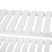 HOMCOM Schuhregal aus Kiefer, Schuhablage, Badregal, Schuhschrank mit 3 Ablagen, Regal für Schuhe, Schuhständer, Weiß, 70 x 26 x 57,5 cm(m-9)