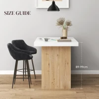 HOMCOM Set of Two Velvet-Feel Bar Stools - Grey(m-6)