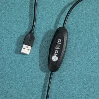 Vinsetto Bürostuhl höhenverstellbarer Drehstuhl Massagesessel ergonomischer Chefsessel mit Massagefunktion Gamingstuhl Nylon Blau 62 x 60 x 114-122 cm(m-8)