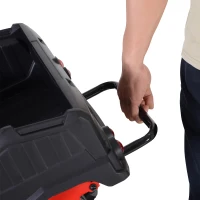 HOMCOM Mini Quad Elettrico per Bambini per Esperienza di Guida Realistica 12V Velocità Massima 6km/h Lettore Musica MP3 Luci e Fanali, 120x79x78.5cm(m-9)