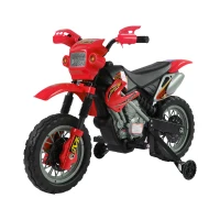 HOMCOM 6V Kids Child Electric Motorbike Ride on Motorcycle Scooter Children Toy Gift for 3-6 Years (Red)(m-11)