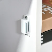 HOMCOM Multi-Storage Printer Stand Unit Office Desk Side Mobile Storage w/ Wheels Modern Style 60L x 50W x 65.5H cm - Oak(m-9)