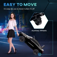 AIYAPLAY Mercedes-Benz AMG CLA 45 Licensed 12V Kids Electric Car Ride on Car w/ Remote, Suspension Lights Music Horn - Black(m-5)