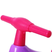 HOMCOM Baby Balance Bike Toddler Training Walker Smooth Rubber Wheels Ride on Toy Storage Bin Gift for Boys Girls Violet Fuchsia(m-8)