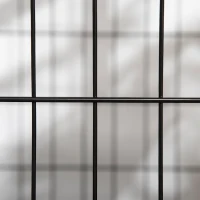 PawHut Gabbia Box per Cani Cuccioli da Interno Esterno con Rotelle 92×62×75cm(m-8)