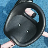 AIYAPLAY Triciclo para Niños de 2 a 5 Años Bicicleta Infantil con Asiento Ajustable Cesta Timbre y Pedales 70,5x53x58 cm Rosa(m-8)