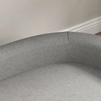 PawHut Divano per Cani di Taglia Grande con Cuscino Sfoderabile, in Poliestere e Legno, 98x67x25 cm, Grigio(m-9)